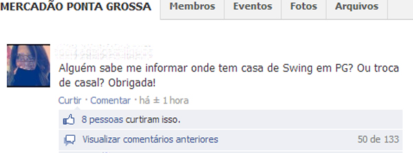 Casa de Swing em Ponta Grossa