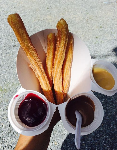 Churros já é uma delícia, mas dizem que o Churros Espanhol do Me Gusta é o melhor do mundo. Foto: Instagram @lalalalaurinha