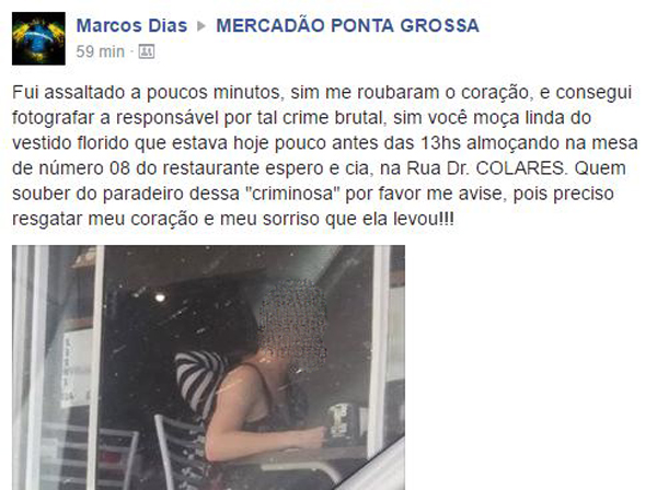 Ladra de Corações voltou e roubou mais um coração