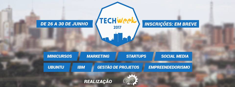 TechWeek Engenharia de Software em Ponta Grossa em Junho em Ponta Grossa
