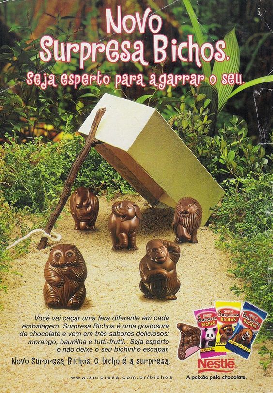 Chocolate Surpresa Bichos - Um resumo da felicidade na infância
