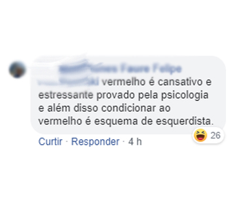 A ciclofaixa vermelha é esquerdista?