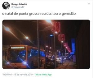 Ponta Grossa e o Gemidão de Natal
