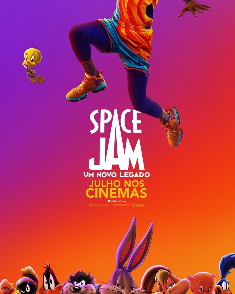 Space Jam: Um Novo Legado estreia nos cinemas no dia 15 de Julho