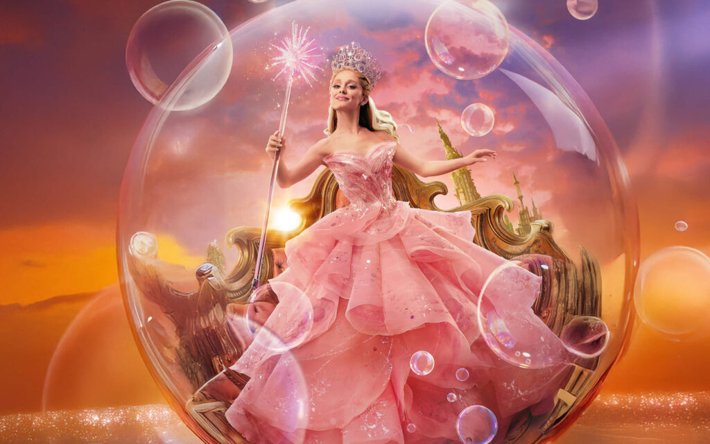 Ariana Grande em Wicked. Divulgação: Universal Pictures.