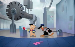 Gaguinho e Patolino - Looney Tunes - O Dia Que A Terra explodiu - Divulgação: Paris Filmes.