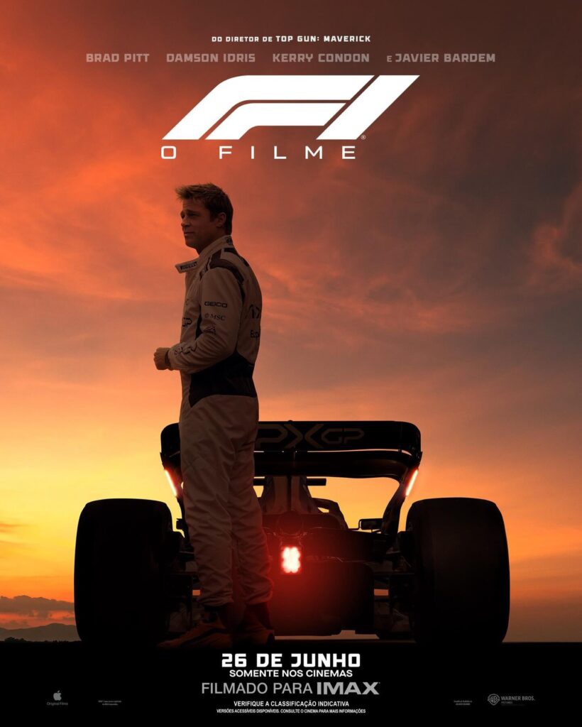 Pôster oficial de F1 - Divulgação: Warner Bros.