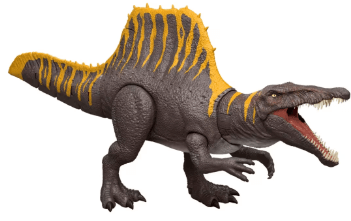 Jurassic World Dinossauro de Brinquedo Rebirth Spinosaurus para crianças a partir de 4 anos