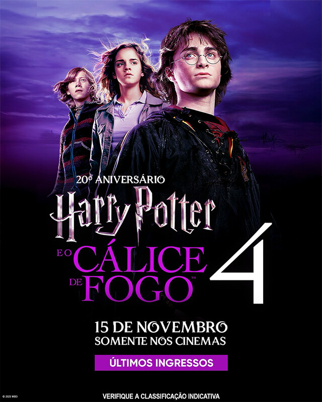 20 anos depois, Harry Potter e o Cálice de Fogo lota sessões novamente