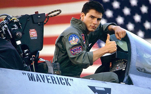 top gun filmes bilheteria anos 80