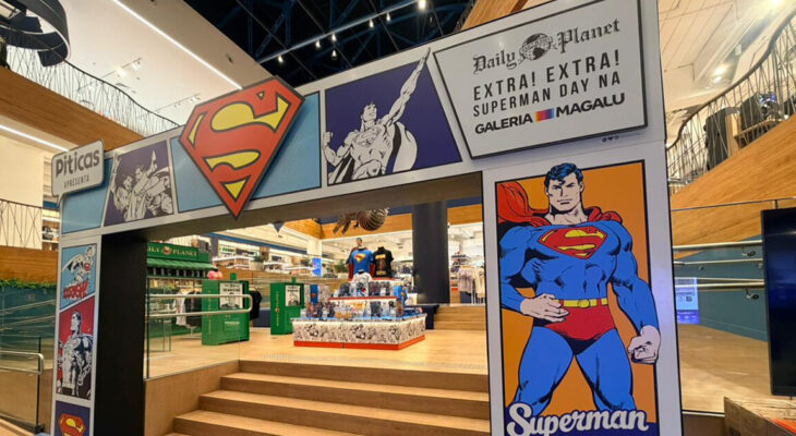 Piticas e Galeria Magalu celebram Superman Day com evento especial