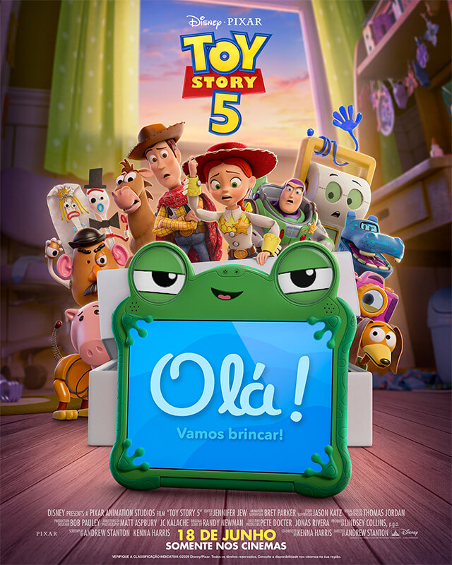 Toy Story 5 revela novas vozes para uma ameaça tecnológica