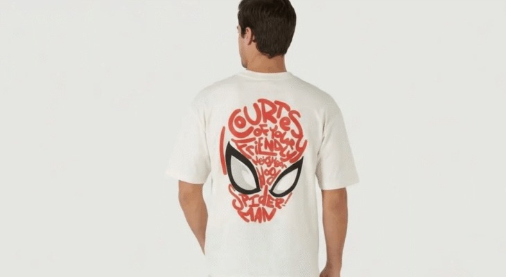 O Homem-Aranha chegou às vitrines da Pernambucanas!