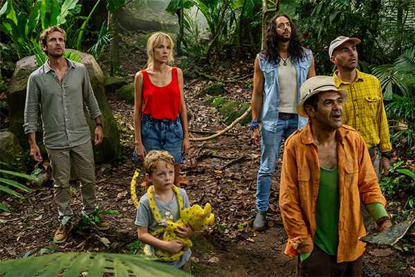 O bebê Marsupilami é uma das principais atrações de Marsupilami: Confusão a Bordo, nova comédia familiar repleta de situações absurdas e referências ao cinema. Foto: Divulgação.