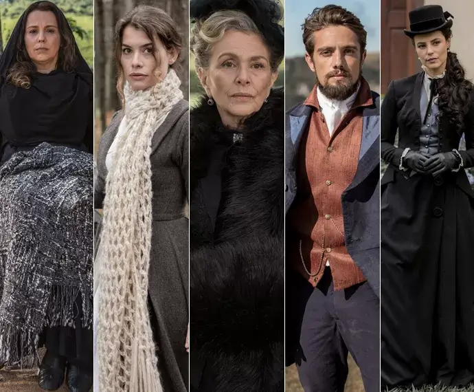 novela além do tempo elenco
