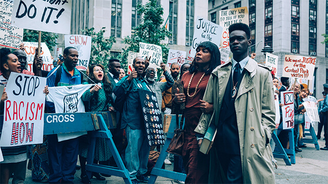 Minissérie Olhos que Condenam aborda racismo, injustiça e falhas do sistema judiciário dos Estados Unidos. Foto: Divulgação/Netflix.