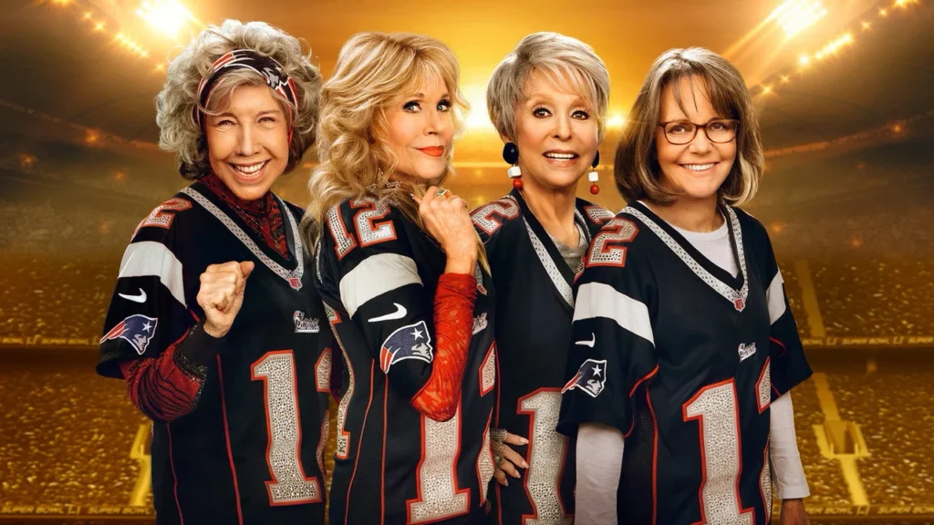 Imagem de divulgação do filme 80 for Brady: Quatro Amigas e uma Paixão (2023)