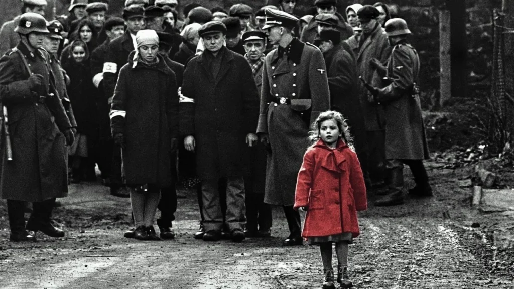 Imagem de divulgação do filme A Lista de Schindler (1993)