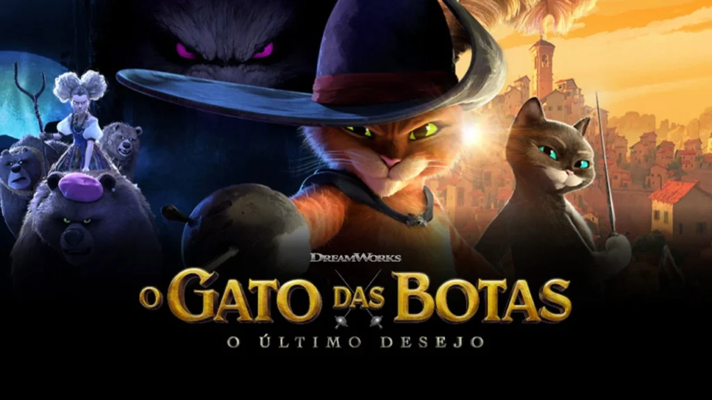Imagem de divulgação do filme Gato de Botas 2: O Último Pedido (2022)