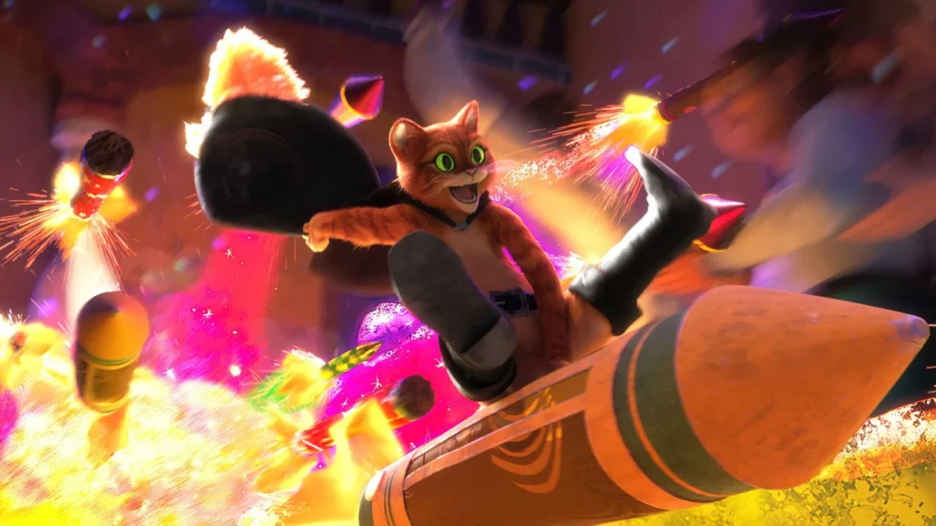Imagem de divulgação do filme Gato de Botas 2: O Último Pedido (2022)