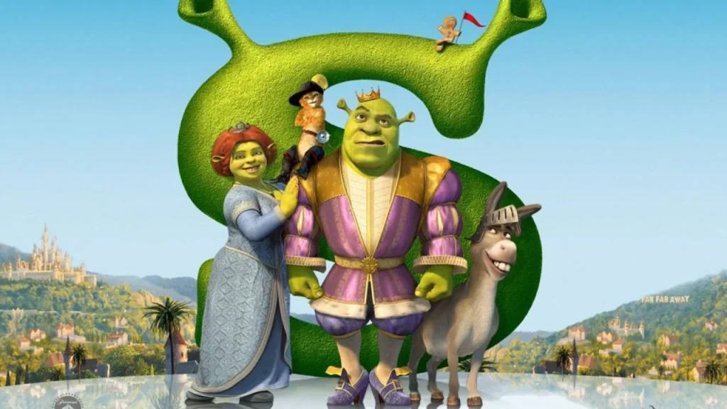 Imagem de divulgação do filme Shrek Terceiro (2007)