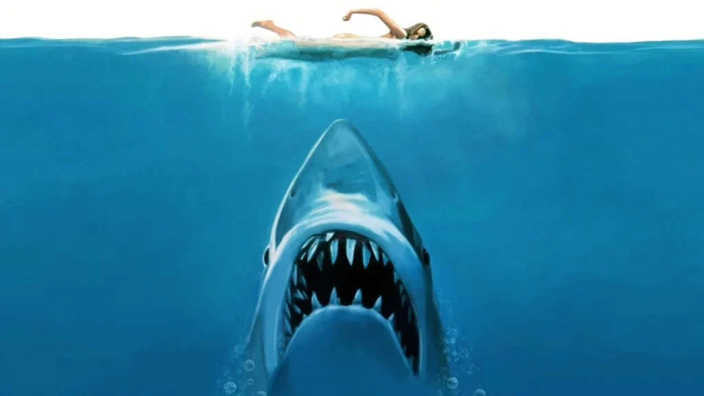 Imagem de divulgação do filme Tubarão (1975)
